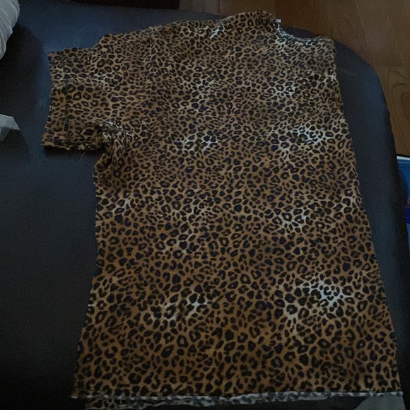 NWT Pink by Victoria's Secret Leopard Crop Top - Picture 7 of 8